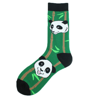 Χαρούμενες πολύχρωμες αστείες κάλτσες Άνδρες Skateboard Shark Dinosaur Astronaut Planet Divertidos Hip Hop Sokken Harajuku Unisex Crew κάλτσες