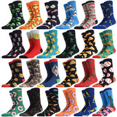 Burger Pizza Sushi Extratereștri șosete bărbați Moda Seria drăguță Coreeană Harajuku Desen animat Amuzant Femei Fericite Bumbac Mici șosete tub mijlociu