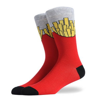 Burger Pizza Sushi Extratereștri șosete bărbați Moda Seria drăguță Coreeană Harajuku Desen animat Amuzant Femei Fericite Bumbac Mici șosete tub mijlociu