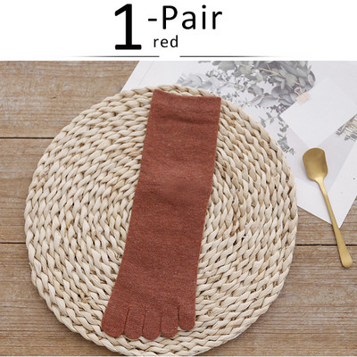 VERIDICAL Bărbat șosete scurte cu cinci degete din bumbac culoarea bomboană Mode de afaceri casual respirabili șosete fericite cu degete UE 38-44