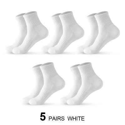 5 paari Kvaliteetsed mustad meeste sokid deodorant tahke Meeste toru sokid Run Spordisokid Sügis Talv Kevad Suvi Plus Suurus 38-46