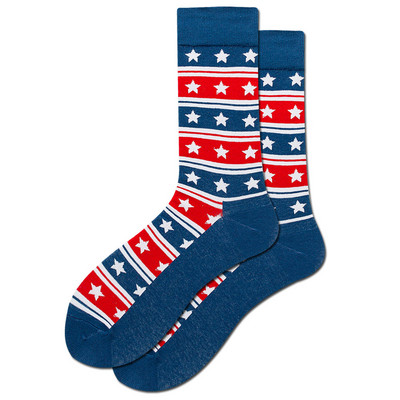 Šarene muške čarape Harajuku Šareni sretni smiješni simbol Međunarodna šahovska geometrijska formula Pamučna čarapa Božićni dar