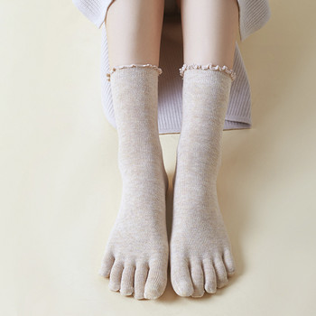 Памучни чорапи с пет пръста за жени Модни цветни свободни къси чорапи Harajuku с пръсти Японски чорапи с разделени пръсти
