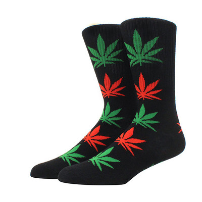 1 par muške modne poslovne pamučne čarape od konoplje Ulična moda Čarape za skejtbord za par djevojaka Harajuku trend čarape Poklonite muškarcima