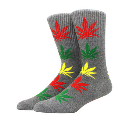 1 par muške modne poslovne pamučne čarape od konoplje Ulična moda Čarape za skejtbord za par djevojaka Harajuku trend čarape Poklonite muškarcima