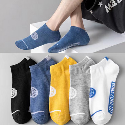 5 perechi/lot șosete damă scurte glezne decolteat set neprezentare set bumbac alb cute hearts sport de vară școală cu volane imprimeu cu volane