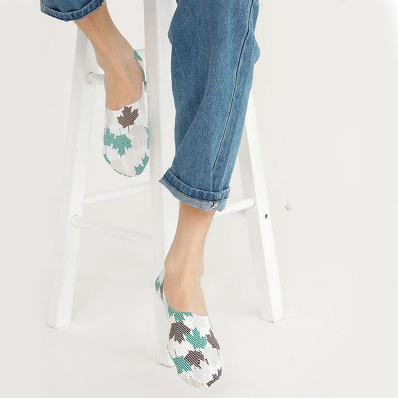 2022 nyári jégselyem csónakzokni Férfi Ultravékony zokni Légáteresztő Cool zoknik Divatos Férfi terepszínű láthatatlan zoknik Bokazokni