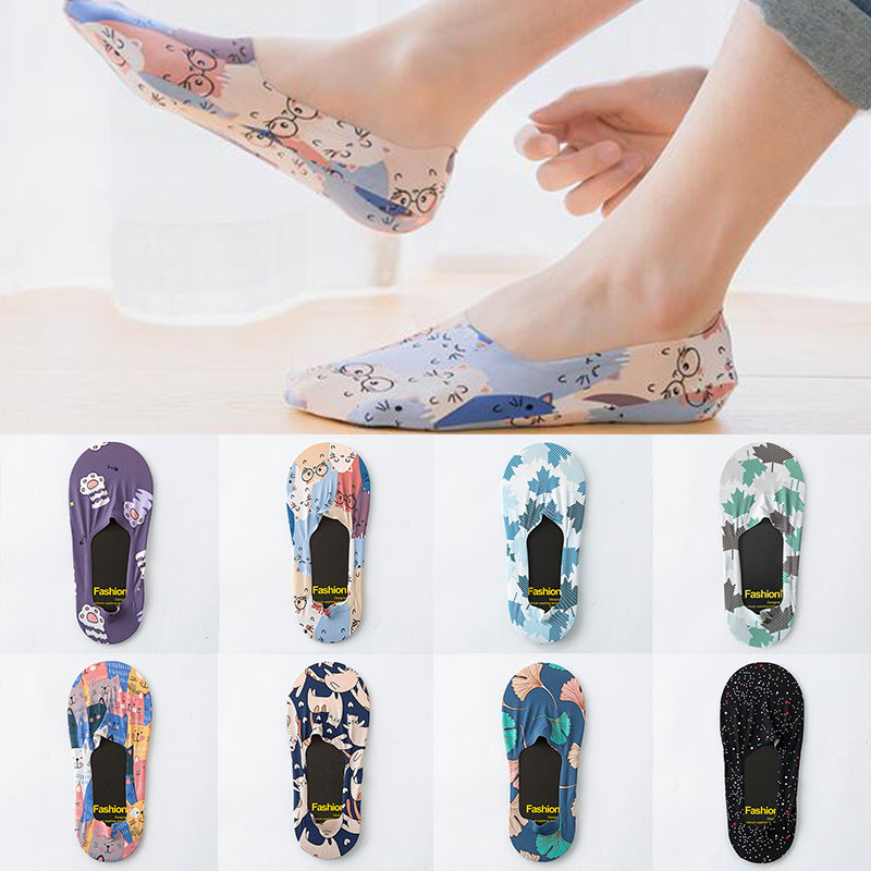 2022 nyári jégselyem csónakzokni Férfi Ultravékony zokni Légáteresztő Cool zoknik Divatos Férfi terepszínű láthatatlan zoknik Bokazokni