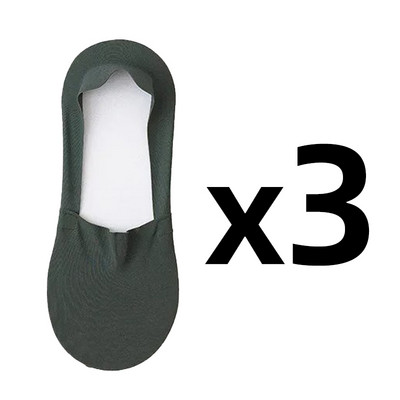 3 perechi/lot șosete de gheață pentru bărbați, invizibile, de calitate scăzută, de înaltă calitate, asortate, în vrac, respirabile, antiderapante, șosete casual confortabile