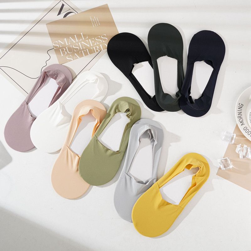 3 perechi/lot șosete de gheață pentru bărbați, invizibile, de calitate scăzută, de înaltă calitate, asortate, în vrac, respirabile, antiderapante, șosete casual confortabile