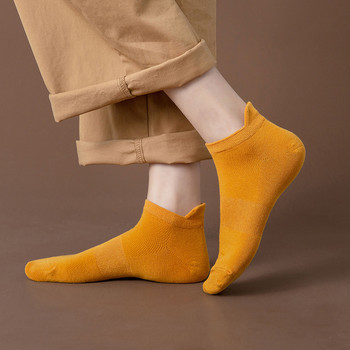 5 чифта дамски памучни чорапи, къси глезени, висококачествени дишащи летни компресионни ежедневни модни чорапи с ниско изрязване за жени
