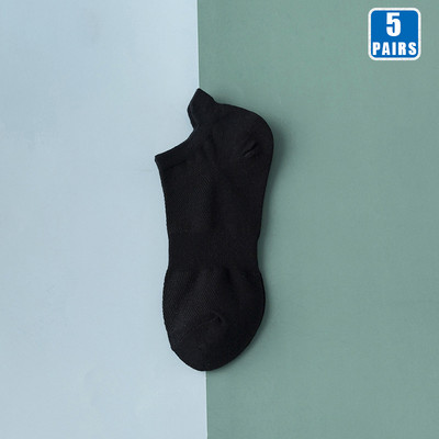 5 perechi de șosete din bumbac pentru femei, glezne scurte, de înaltă calitate, respirabile, de vară, de compresie, ocazional, de modă, șosete decoltate pentru femei