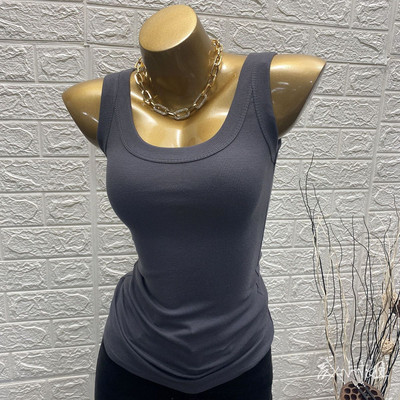 Vară 2023, cu gât rotund, fără mâneci, din bumbac, veste cu filet, femei, stil coreean, ocazional, subțire, confortabil, cu aerisire.