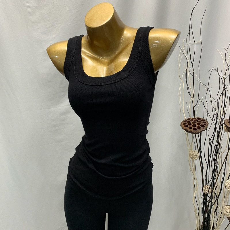 Vară 2023, cu gât rotund, fără mâneci, din bumbac, veste cu filet, femei, stil coreean, ocazional, subțire, confortabil, cu aerisire.