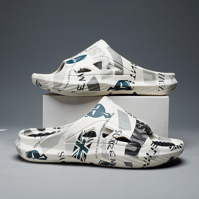 Ανδρικά παπούτσια για καλοκαιρινά παπούτσια Fashion Slides με εξωτερική χοντρή σόλα Άνετη σπιτική ανδρικές παντόφλες Unisex υπαίθρια παπούτσια μασάζ Καυτές εκπτώσεις