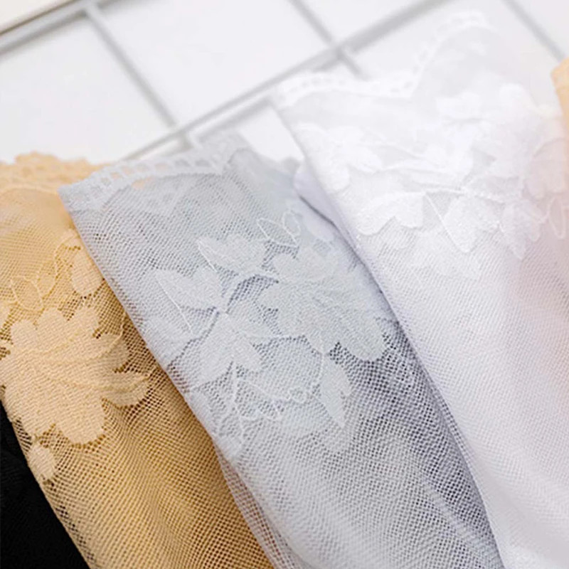 Γυναικείες κάλτσες δαντέλα Διάφανη Lolita Αόρατη καλοκαιρινή λεπτή αντιολισθητική κοντό αστράγαλο Μαύρη κάλτσα βάρκας χαμηλού κοψίματος