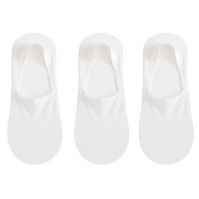 3 para muških čarapa Ljetne ultra-tanke nevidljive muške brodske čarape Elastične silikonske neklizajuće kratke svilene čarape No Show Sokken