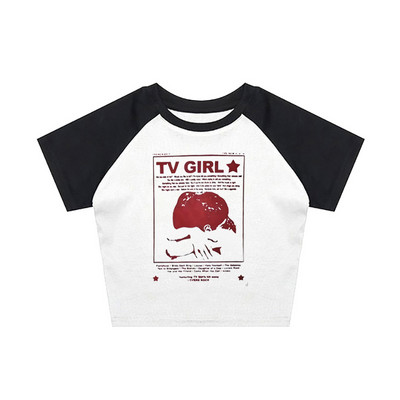 Y2k Print Tank Top Αμάνικο Γυναικείο Πράσινο Punk Crop Vintage Cool Girl Gothic Fairycore σέξι Corset Grunge Tank ζαρτιέρες emo