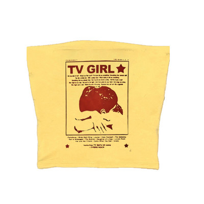 Y2k Print Tank Top Αμάνικο Γυναικείο Πράσινο Punk Crop Vintage Cool Girl Gothic Fairycore σέξι Corset Grunge Tank ζαρτιέρες emo