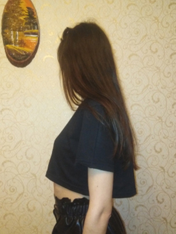 Harajuku särk Funny Y2K Naiste Crop Tops vabaaja must naiste naba T-särk Ümarkaelusega lühike avar särk Suvised tänavarõivad