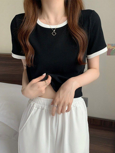 2024. Potpuno nova ženska majica kratkih rukava Kratka majica s O-izrezom Ženska majica kratkih rukava Ženska majica kratkih rukava Majice s uskim donjim dijelom Ženske košulje za mlade