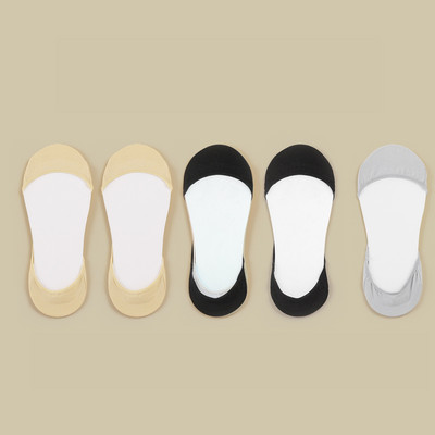 Čarape ženske pamučne nevidljive ljetne tanke prozračne mekane silikonske neklizajuće modne za visoke pete Čarape s čamcem Čarape s potplatom 5 pari