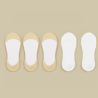 Čarape ženske pamučne nevidljive ljetne tanke prozračne mekane silikonske neklizajuće modne za visoke pete Čarape s čamcem Čarape s potplatom 5 pari