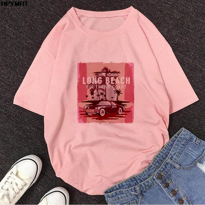 2024 Summer Street Fashion γυναικεία ρούχα T-shirt καρτούν ρετρό γραφικά εκτύπωση Casual άνετα κοντομάνικα Μπλουζάκια μεγάλου μεγέθους