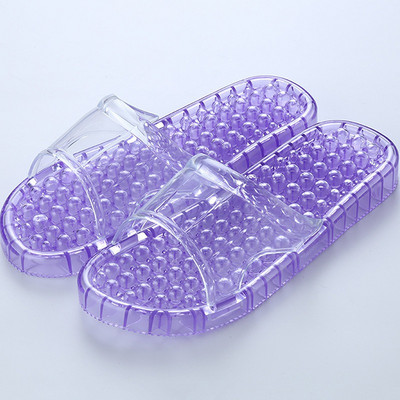 Nove kućne papuče prozirne muške i ženske neklizajuće plastične papuče za kupanje u zatvorenom prostoru