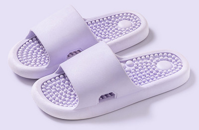 Férfi Otthon Masszázs Papucsok Pár Fürdőszoba Csúszásmentes Szandál Női Alkalmi vastag alsó egyszínű Kényelmi Cipők Zapato Mujer