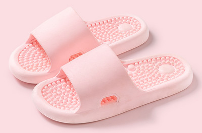 Férfi Otthon Masszázs Papucsok Pár Fürdőszoba Csúszásmentes Szandál Női Alkalmi vastag alsó egyszínű Kényelmi Cipők Zapato Mujer