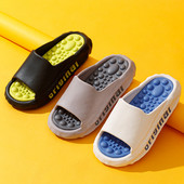 Paks platvorm Mood Lihtsad Sussid Meeste Suvised Sandaalid Jalamassaaž Kodusussid Ranna Meeste kingad