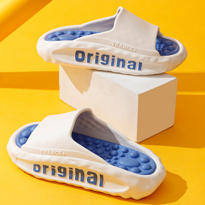 Paks platvorm Mood Lihtsad Sussid Meeste Suvised Sandaalid Jalamassaaž Kodusussid Ranna Meeste kingad