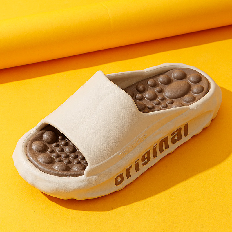 Paks platvorm Mood Lihtsad Sussid Meeste Suvised Sandaalid Jalamassaaž Kodusussid Ranna Meeste kingad