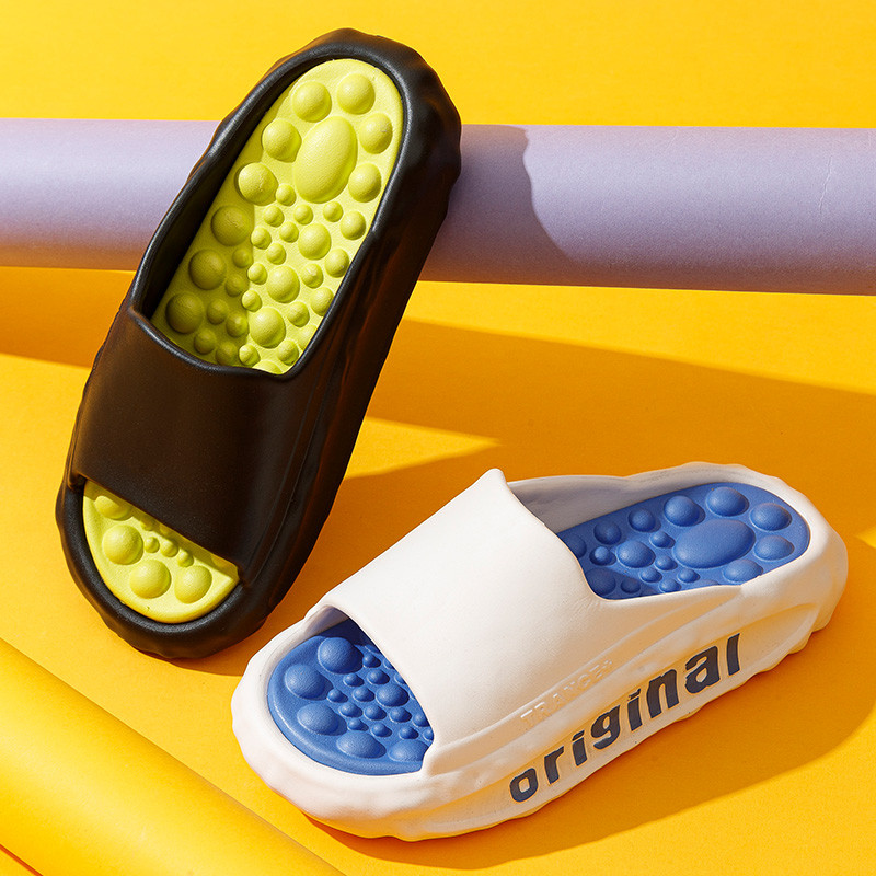 Paks platvorm Mood Lihtsad Sussid Meeste Suvised Sandaalid Jalamassaaž Kodusussid Ranna Meeste kingad