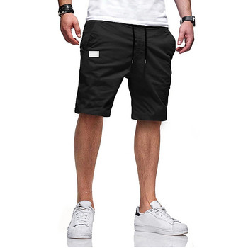 Нови мъжки модни хип-хоп шорти Летни памучни ежедневни капри Спортни шорти за бягане Улични панталони Висококачествени прави панталони