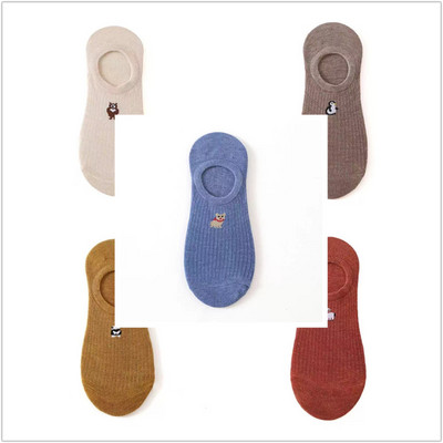 10 tükki = 5 paari/partii Nähtamatud multifilmi puuvillased hingavad sokid naiste suvetüdrukud vabaaja lühikeste pahkluu paat madala lõikega Lady Sox