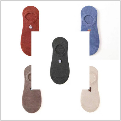 10 tükki = 5 paari/partii Nähtamatud multifilmi puuvillased hingavad sokid naiste suvetüdrukud vabaaja lühikeste pahkluu paat madala lõikega Lady Sox