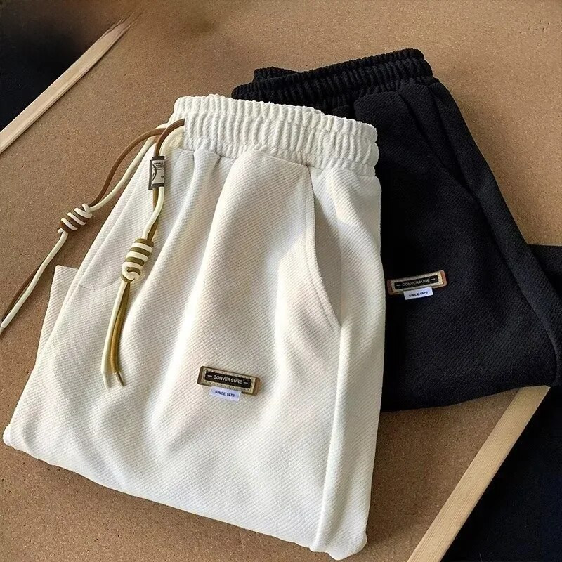 Ikdienas sporta šorti vīriešu vasaras amerikāņu retro brīvi skriešanas piecu punktu bikses Modernas vasaras pludmales bikses trikotāžas poliestera audums