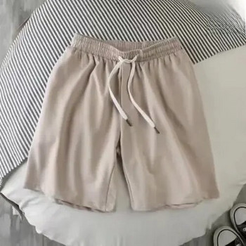 Модерни широки ежедневни къси панталони Мъжки летни домашни пижами Спортни панталони Универсални панталони с пет точки