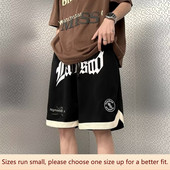 Vasaras moderns ikdienas šorti vīriešiem American Vibe Retro, brīvas, daudzpusīgas piecpunktu bikses High Street Modernas basketbola bikses