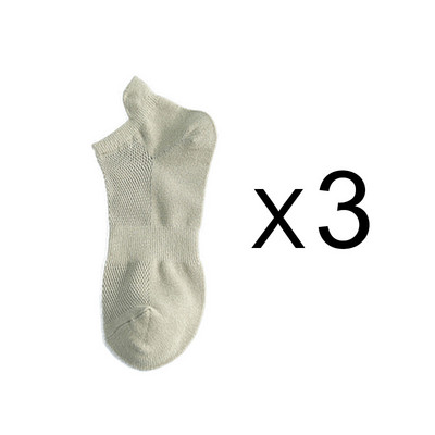 3 paari puuvillaseid sokke naistele meestele, lühikeste pahkluudega, kvaliteetsed hingavad suvised vabaajamoelised madala lõikega naiste sokid