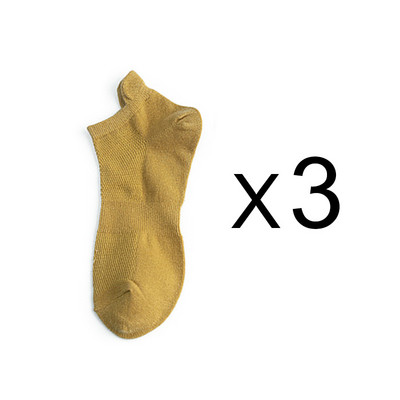3 paari puuvillaseid sokke naistele meestele, lühikeste pahkluudega, kvaliteetsed hingavad suvised vabaajamoelised madala lõikega naiste sokid