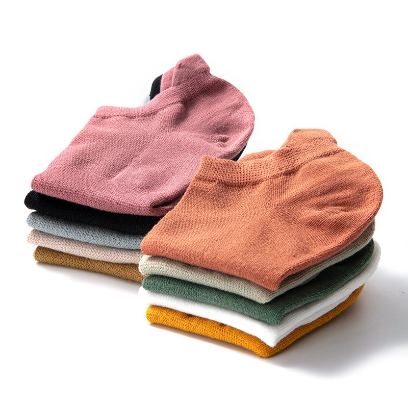 3 paari puuvillaseid sokke naistele meestele, lühikeste pahkluudega, kvaliteetsed hingavad suvised vabaajamoelised madala lõikega naiste sokid