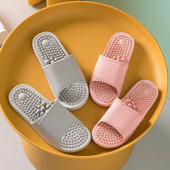 Talpmasszázs műanyag papucs férfiaknak nyáron beltéri, fürdőszobás, zuhanyzós, csúszásmentes háztartási, nyári férfi menő papucs