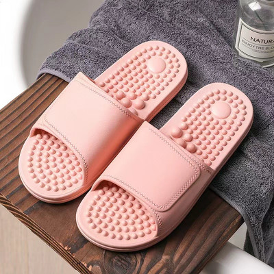 Talpmasszázs műanyag papucs férfiaknak nyáron beltéri, fürdőszobás, zuhanyzós, csúszásmentes háztartási, nyári férfi menő papucs