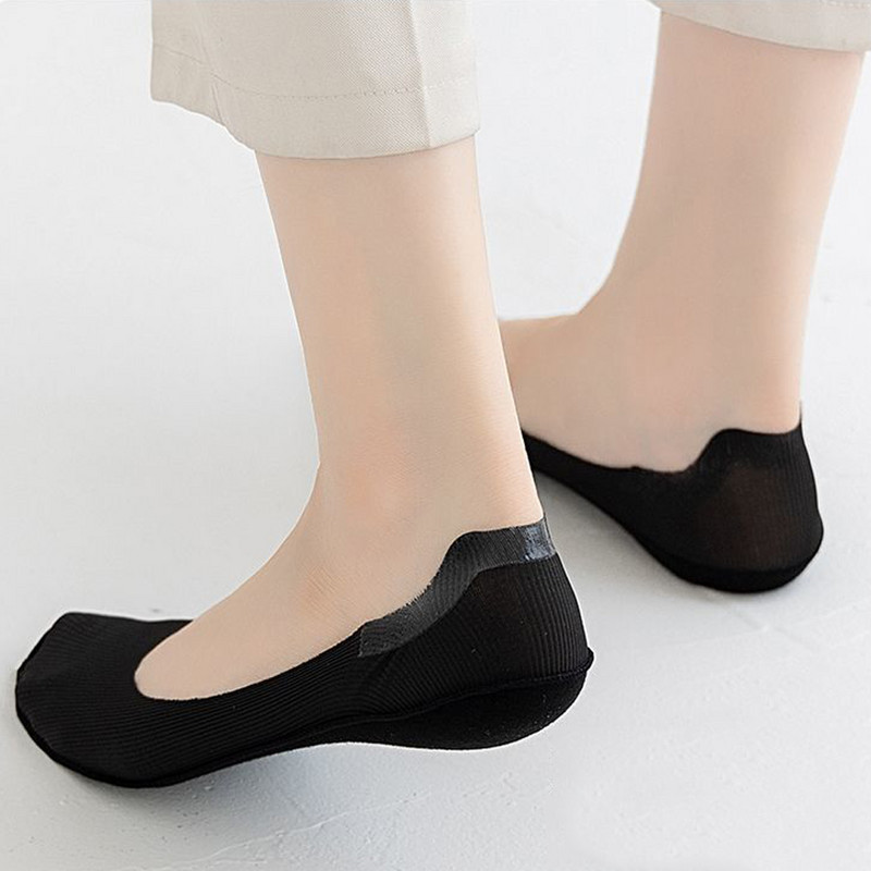 5 paari silikoonist libisemisvastased naiste sokid jääsiidist suvised hingavad sokid sussid madala lõikega paadi sokid puuvillast põhjaga kiire kohaletoimetamine