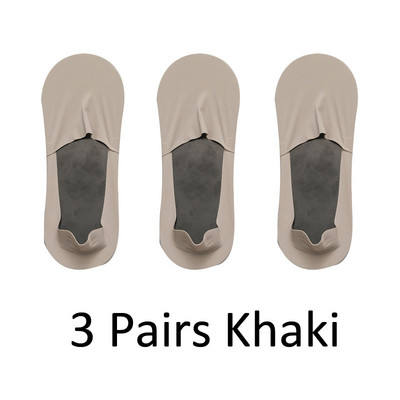 3 paari Suvised vabaaja meeste sokid Nähtamatud õhukesed madala lõikega sokid hingavad No Show Silikoonist Libisemiskindlad sokid Puuvillane Alt Imab higi