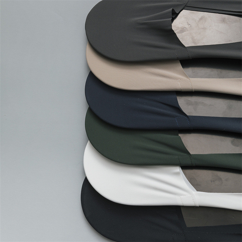 3 paari Suvised vabaaja meeste sokid Nähtamatud õhukesed madala lõikega sokid hingavad No Show Silikoonist Libisemiskindlad sokid Puuvillane Alt Imab higi