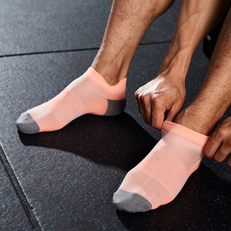 Nylon boka sportzokni kompressziós férfi női lélegző, gyorsan száradó dezodor láthatatlan kerékpáros futás kültéri utazási zokni